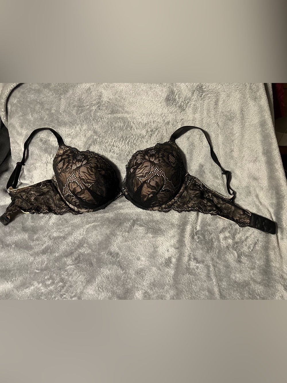 Victoria's Secret Black Lace Underwire Bra